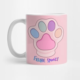 Feline Spooky || White paw version Mug